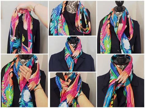 how to tie hermes shawl|how to wear hermes twilly.